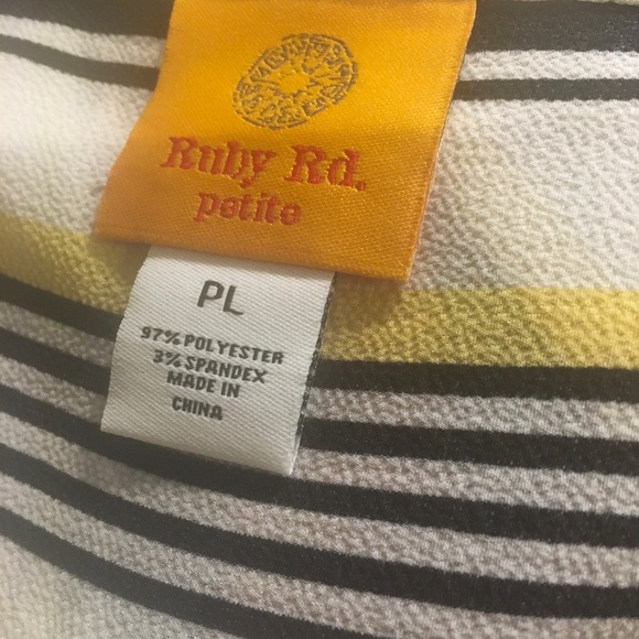 NWT Ruby Rd. Striped Top PL FREE SHIP - Picture 4 of 4